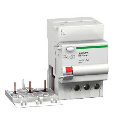 26590 Chráničová spoušť Vigi C60, 3p, 25A, 220..415V, 0,3A, třída AC, Schneider Electric