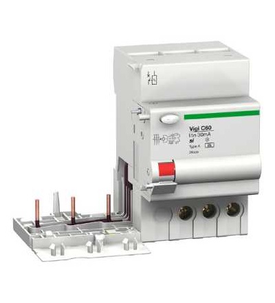 26751 Chráničová spoušť Vigi C60, 3p, 25A, 400..415V, 30mA, třída A SiE, Schneider Electric