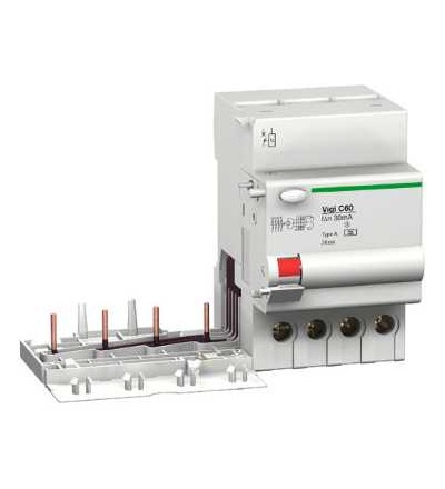 26759 Chráničová spoušť Vigi C60, 4p, 25A, 220..415V, 0,3A, Schneider Electric