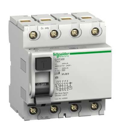 60991 GFP 4P 25A 300MA AC SIE 240 480V, Schneider Electric