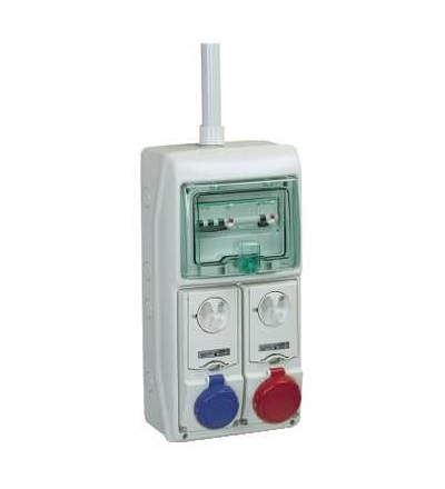13186 Vývodová Kaedra, 2 otvorů, 1x8modulů, 1 svorkovnice, Schneider Electric