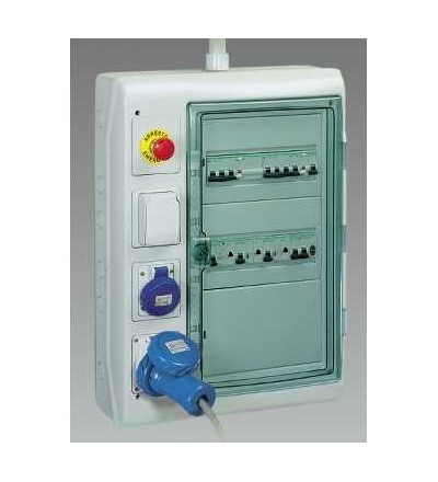 13992 Modulární Kaedra s rozhraním, 3x18modules, 1+1 svorkovnice, Schneider Electric