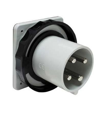 81898 PratiKa plug, přímá, 125A, 3p+N+E, 480...500 V AC, IP67, panel, Schneider Electric