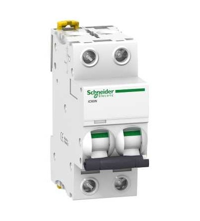 A9F75270 Modulární jistič iC60N, 2p, 0,5A, char. D, Schneider Electric