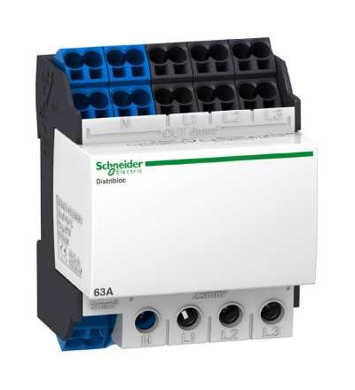04041 Distribloc 4p 63A přívod zdola, Schneider Electric