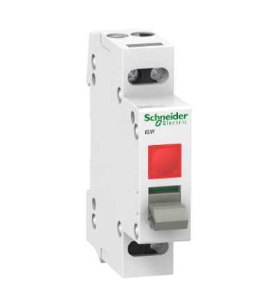 A9S61120 Vypínač Acti9 iSW červ. signálka, 1p, 20A, 250V, Schneider Electric