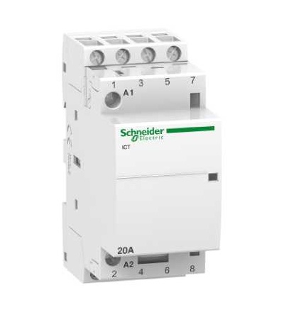 A9C22824 ICT 20A 4Z 220/240V 50Hz stykač, Schneider Electric