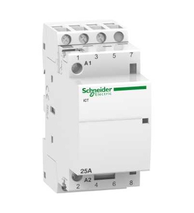 A9C20833 Stykač iCT, 3p, 3 Z, 25A, 220..240 V AC, Schneider Electric