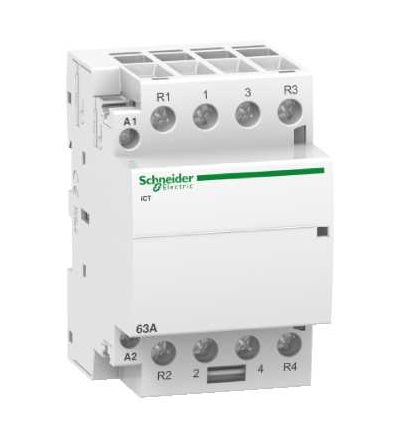 A9C20868 ICT 63A 4V 220/240V 50Hz stykač, Schneider Electric