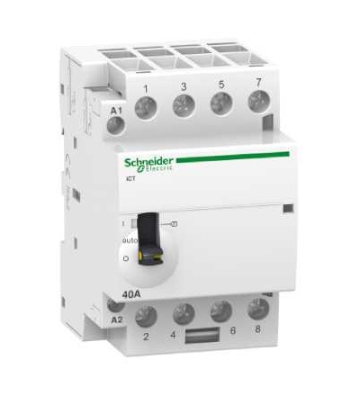 A9C21144 ICT 40A 4Z 24V 50Hz MO stykač, Schneider Electric