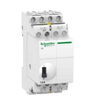 A9C30814 Impulzní relé iTL, 4p, 4 Z, 16A, cívka 110V DC, 230...240V AC 50/60Hz, Schneider Electric