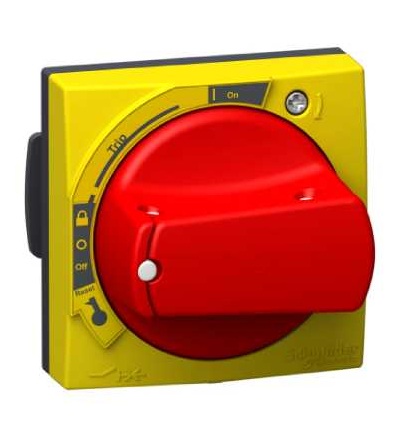 GVAPR54 TeSys GV2 & TeSys GV3 & TeSys U, otočná rukojeť, IP54, red, Schneider Electric