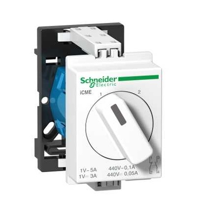 A9E15122 2-ces.nízoúrov. otočný přepínač iCME 10A 0,1..5 CA 0,05..3 CCA 2p U 1..440 VAC, Schneider Electric