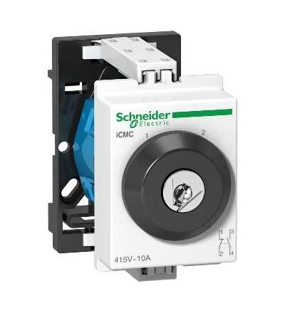 A9E15123 2-polohový otočný přepínač s klíčem iCMC 10A 2p U 415V CA, Schneider Electric