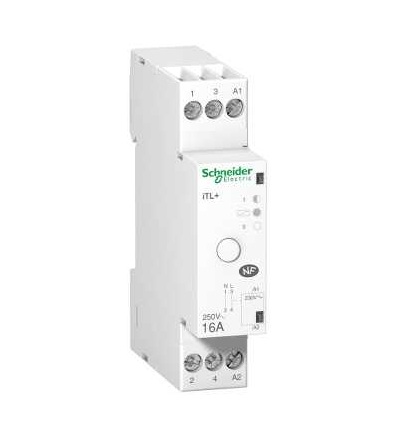 A9C15032 Impulzní relé iTL+, 1p+N, 1Z, 16A, cívka 230V AC 50Hz, Schneider Electric