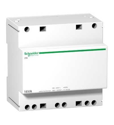 A9A15218 Modulární bezp. transformátor iTR, 230 V 50..60 Hz, výstup 12..24 V, 16 VA, Schneider Electric