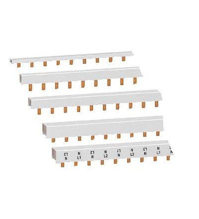 10395 Hřebenová lišta, 63A, 4x16mm2, 54mod., Schneider Electric