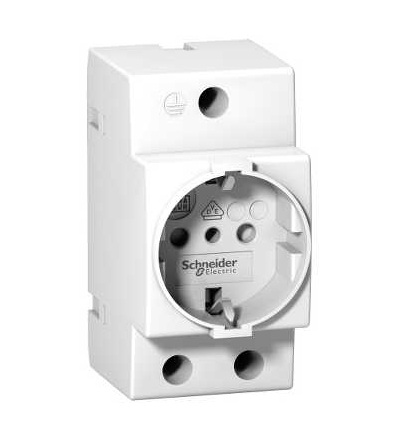 A9A15303 DIN zásuvka iPC, 2p+E, 16A, 250VAC, IEC 2316, italský standard, Schneider Electric