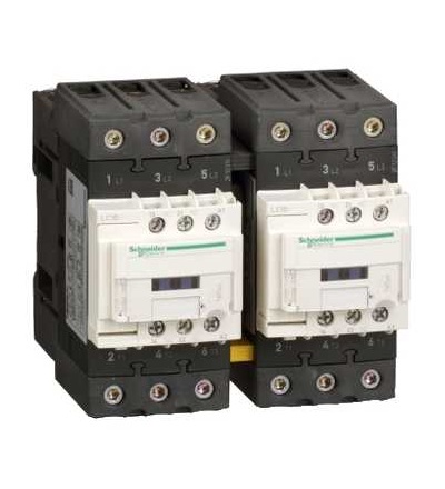 LC2D65AV7 TeSys D reverzační stykač, 3p(3Z), AC-3, ? 440 V 65A, 400 V AC cívka, Schneider Electric