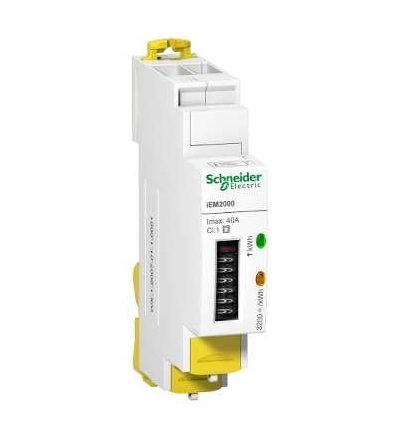 A9MEM2000 Modulární jednofázový elektroměr iEM2000, 230V, 40A, Schneider Electric