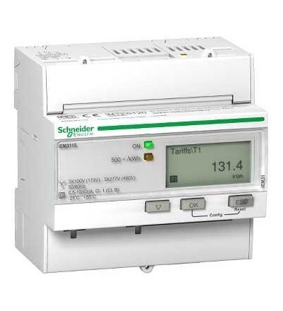 A9MEM3115 IEM3110 elektroměr, 63A, 2 digit. I, multi-tariff, Schneider Electric