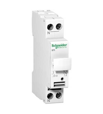 A9N15645 Acti 9, fuse-disconnector STI, 1p+N, 10A, for fuse 8,5x31,5mm, Schneider Electric