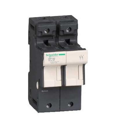 DF142 TeSys pojistkový odpojovač 2p 50A, velikost pojistky 14x51mm, Schneider Electric