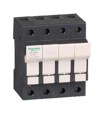 DF103N TeSys pojistkový odpojovač 3p N 32A, velikost pojistky 10x38mm, Schneider Electric