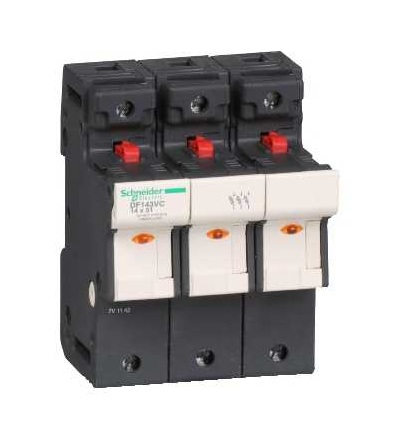 DF143VC TeSys pojistkový odpojovač 3p 50A, velikost pojistky 14x51mm, Schneider Electric