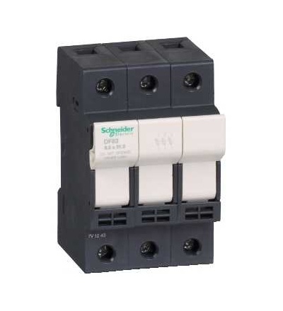 DF83 TeSys pojistkový odpojovač 3p 25A, velikost pojistky 8,5x31,5mm, Schneider Electric