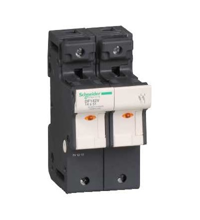 DF142V TeSys pojistkový odpojovač 2p 50A-velikost pojistky 14x51mm-se signalizací, Schneider Electric