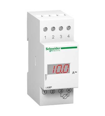 15209 Modulární digitální ampérmetr AMP, 230 V, 5..5000A, Schneider Electric