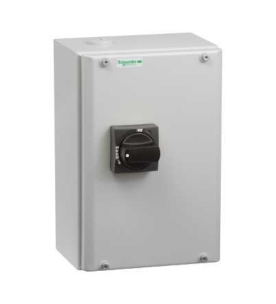 GV3PC01 TeSys GV3, prázdná skříň pro GV3p, IP55, černá otočná rukojeť, Schneider Electric