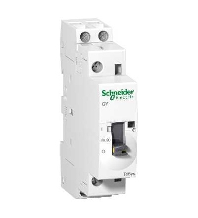 GY1611B5 TeSys GY, instalační stykač s předvolbou, 16A, 1 Z+1 V, cívka 24 V AC, Schneider Electric
