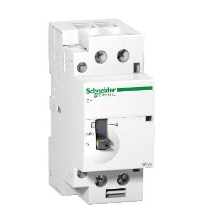 GY6320M5 TeSys GY, instalační stykač s předvolbou, 63A, 2 Z, cívka 220...240 V AC, Schneider Electric
