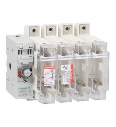 GS2KG4 Tělo pojistkového odpínače TeSys GS2K, 4p, 125A, DIN 22x58mm, Schneider Electric
