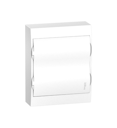 EZ9E212P2S Easy9, surface enclosure 24modules, plain door, with E/N term.blocks, Schneider Electric