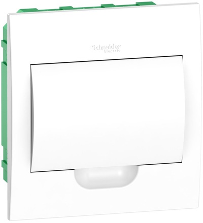 EZ9E108P2F Easy9, flush enclosure 8modules, plain door, with E/N term.blocks, Schneider Electric