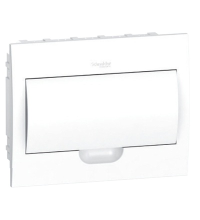 EZ9E112P2F Easy9, flush enclosure 12modules, plain door, with E/N term.blocks, Schneider Electric