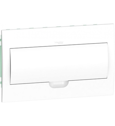 EZ9E118P2F Easy9, flush enclosure 18modules, plain door, with E/N term.blocks, Schneider Electric