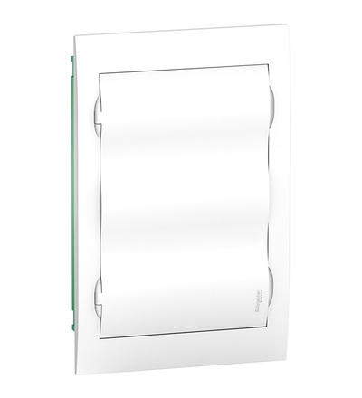 EZ9E312P2F Easy9, flush enclosure 36modules, plain door, with E/N term.blocks, Schneider Electric