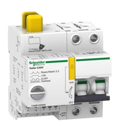 A9C62210 Jistič Reflex iC60N Ti24 10A 2p char. C, Schneider Electric