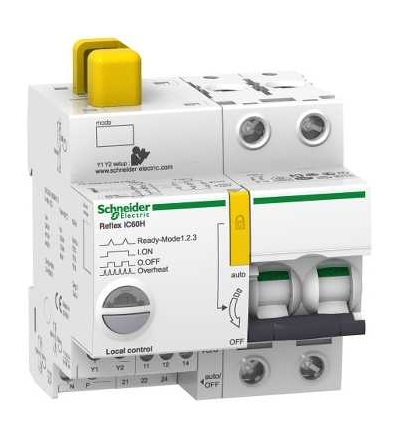 A9C65210 Jistič Reflex iC60H Ti24 10A 2p char. C, Schneider Electric