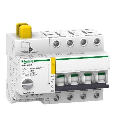 A9C64410 Jistič Reflex iC60H Ti24 10A 4p char. B, Schneider Electric