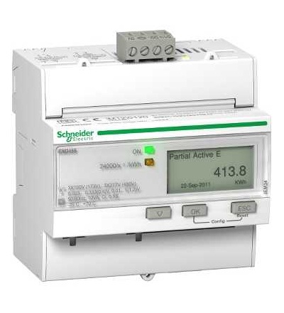 A9MEM3555 Elektroměr iEM3555, nepřímé měření, komunikace Modbus, Rogowski cívka, Schneider Electric