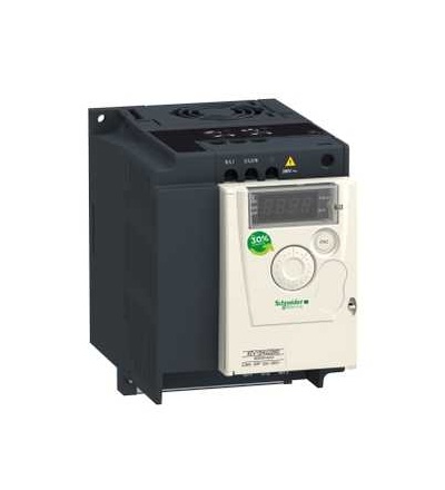 ATV12HU15M2 Frekvenční měnič ATV12, 1,5kW, 2hp, 200..240V, 1fáz., s chladičem, Schneider Electric