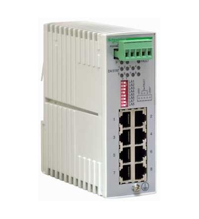 499NES18100 ConneXium Ethernet TCP/IP spínač ConneXium-8 portů 10BASE-T/100BASE-TX pro měď, Schneider Electric