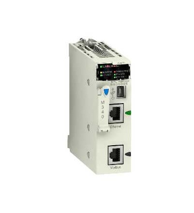 BMXP342020 Procesor M340, max 1024 diskr.+256 analog. I/O, Modbus, Ethernet, Schneider Electric