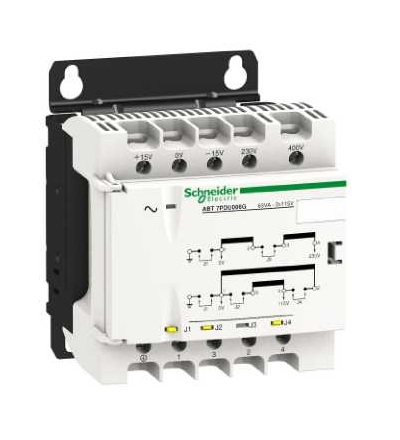 ABT7PDU010G Napěťový transformátor, 230..400 V, 2x115 V, 100 VA, Schneider Electric