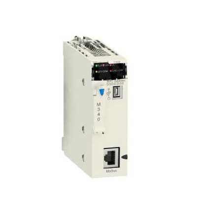 BMXP342000 Modul procesoru M340, max. 1024 discret.+256 analog I/O, Modbus, Schneider Electric
